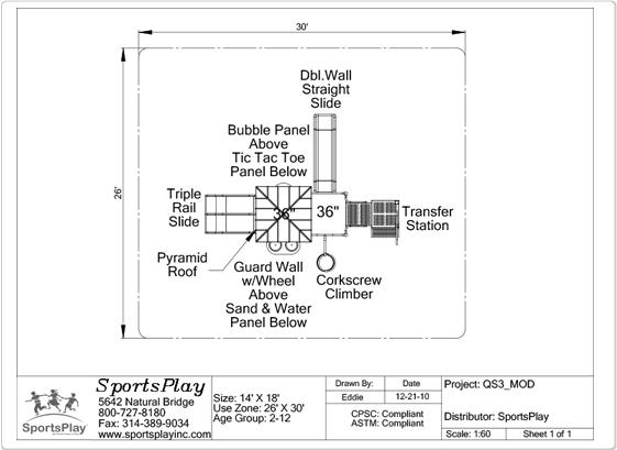 Sportsplay Play System Unit 3 Modified 911-254