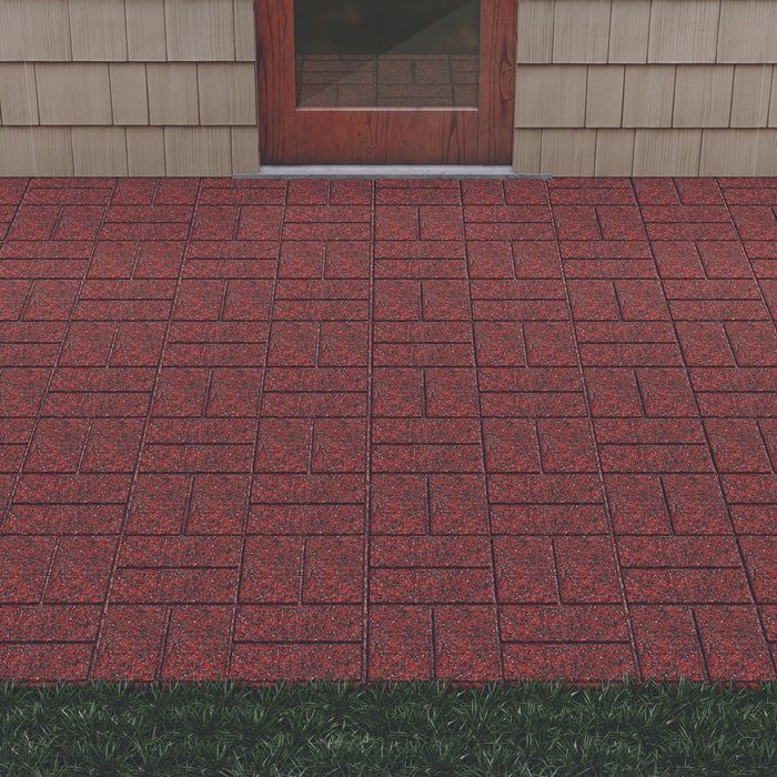 IMC Outdoor Living GroundSmart 16” x 16” x ¾” Dual-Sided Rubber Paver