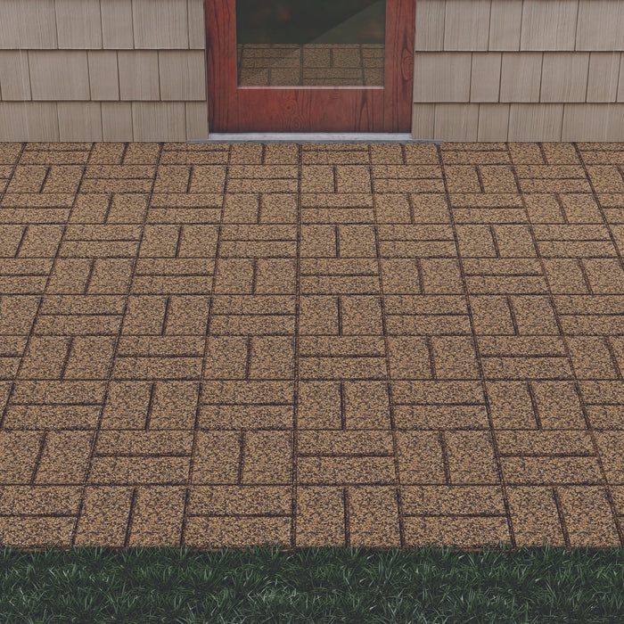 IMC Outdoor Living GroundSmart 16” x 16” x ¾” Dual-Sided Rubber Paver