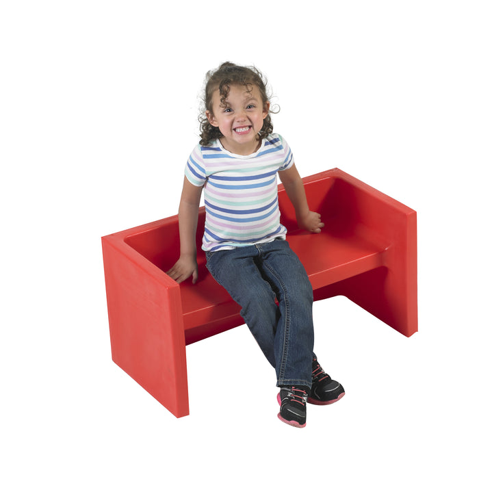 Children's Factory Commercial ADAPTA-BENCH 3-N-1 Flexible Seating Children's Bench CF910