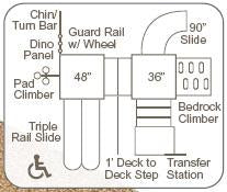 SportsPlay Miss Lindsey Modular Playground 911-247B