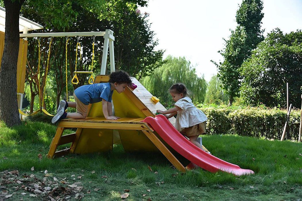 Avenlur Palm - 5-in-1 Outdoor and Indoor Playground Playset AVNLR-PLM-CLMBR-OTDR-V3-NY