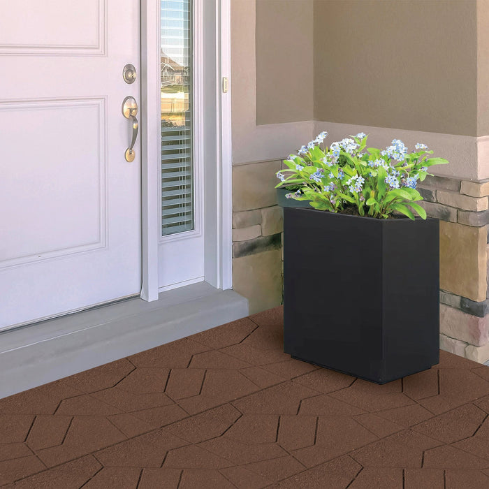 IMC Outdoor Living GroundSmart 16” x 16” Smartloc Stone Rubber Pavers