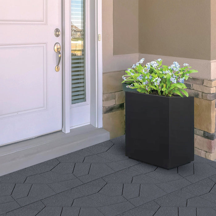 IMC Outdoor Living GroundSmart 16” x 16” Smartloc Stone Rubber Pavers