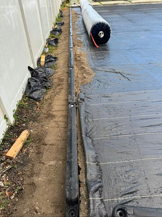 Action Play Systems Commercial 8" Playground Plastic Border with Spike - Institutional Grade, ASTM & ADA Compliant