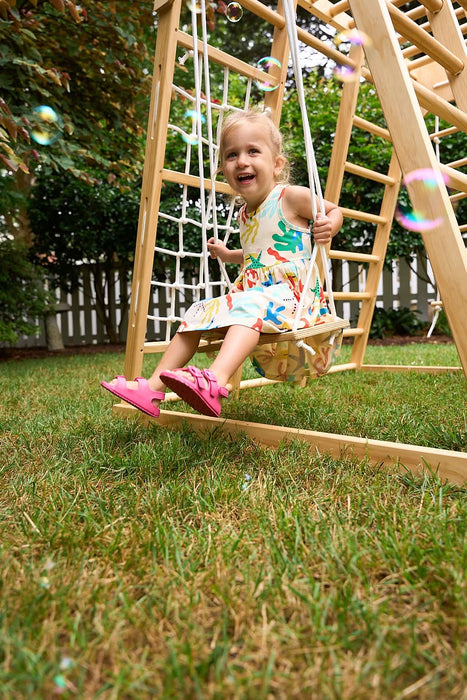 Avenlur Magnolia 7-in-1 Real Wood Playset | Indoor & Outdoor Climbing Gym for Kids AVNLR-WD-CLBR-LG-OUT-V2-NY