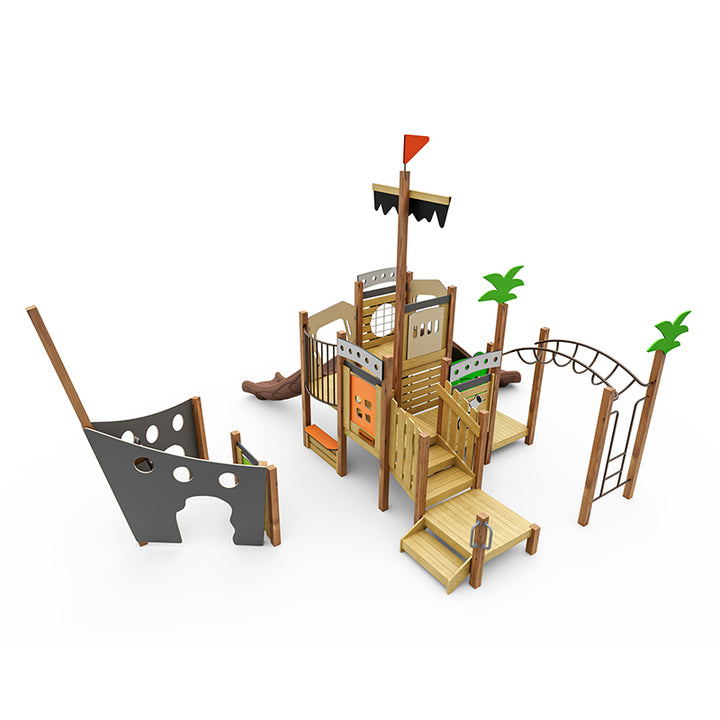 Wisdom Sloop Playground Structure BE35PS-0006