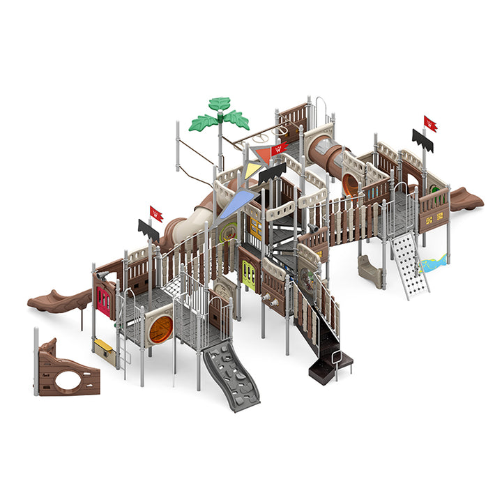 Wisdom WisePLAY Mediterranean Playground Structure BS35PS-0001