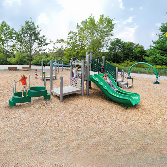 BigToys Pinnacle-Accessible Playground Structure BT-3416-1, MBT-3416-1
