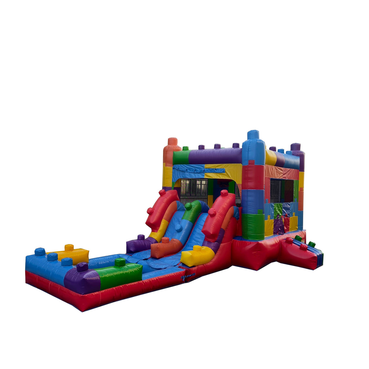 Inflateo Commercial Heavy Duty Block Party Combo — Kingdom Playground