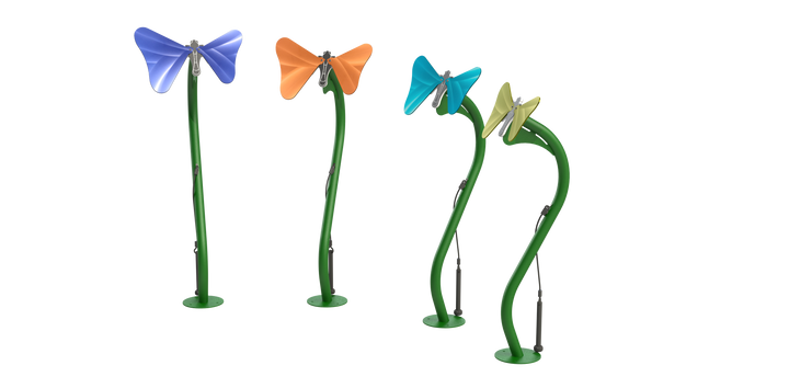 FreeNotes Butterflies Ensemble Set of 4 Musical Instrument