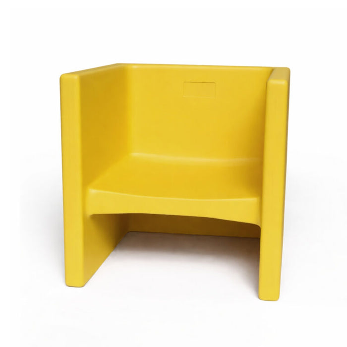 Children's Factory Original 3-in-1 Cube Chair – Made in USA Toddler Seating & Table – Recyclable Classroom Chair (Single or 4 Pack, Multiple Colors)
