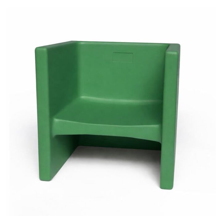 Children's Factory Original 3-in-1 Cube Chair – Made in USA Toddler Seating & Table – Recyclable Classroom Chair (Single or 4 Pack, Multiple Colors)
