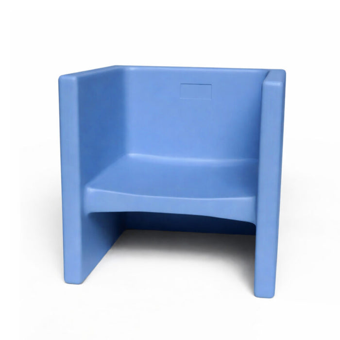 Children's Factory Original 3-in-1 Cube Chair – Made in USA Toddler Seating & Table – Recyclable Classroom Chair (Single or 4 Pack, Multiple Colors)