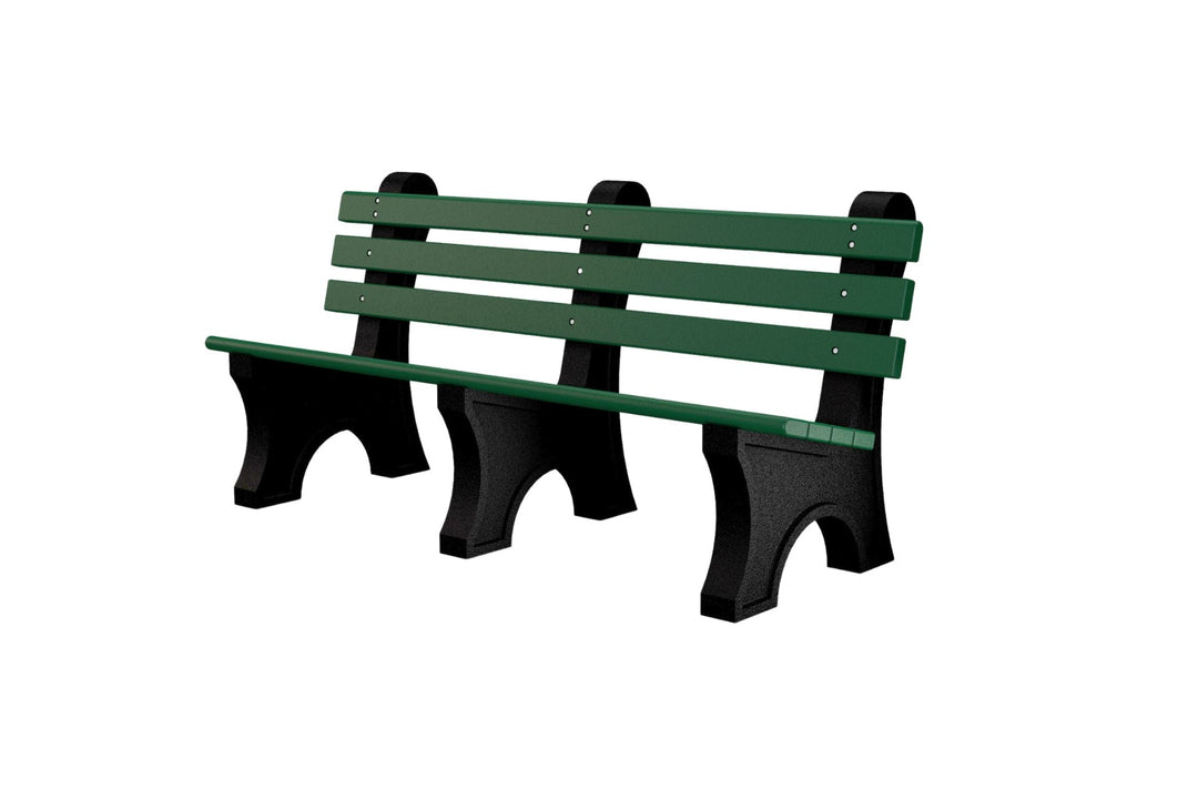 Frog Furnishings Comfort Park Avenue Recycled Plastic Park Bench