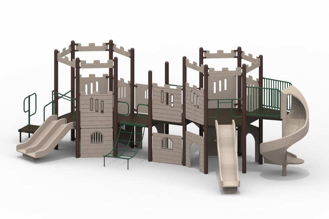 SportsPlay Castle and Castle Jr Modular Playground 911-235B, 911-135B