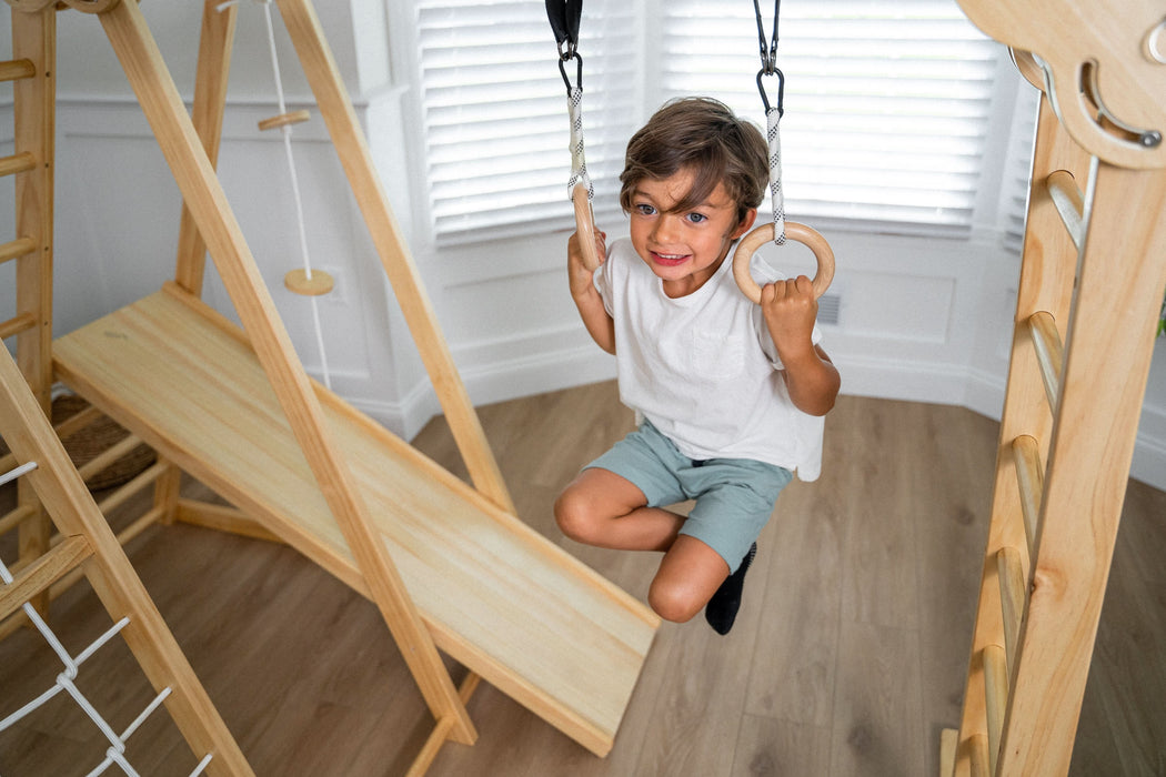Avenlur Chestnut - 8-in-1 Jungle Gym for Toddlers AVNLR-WD-CLBR