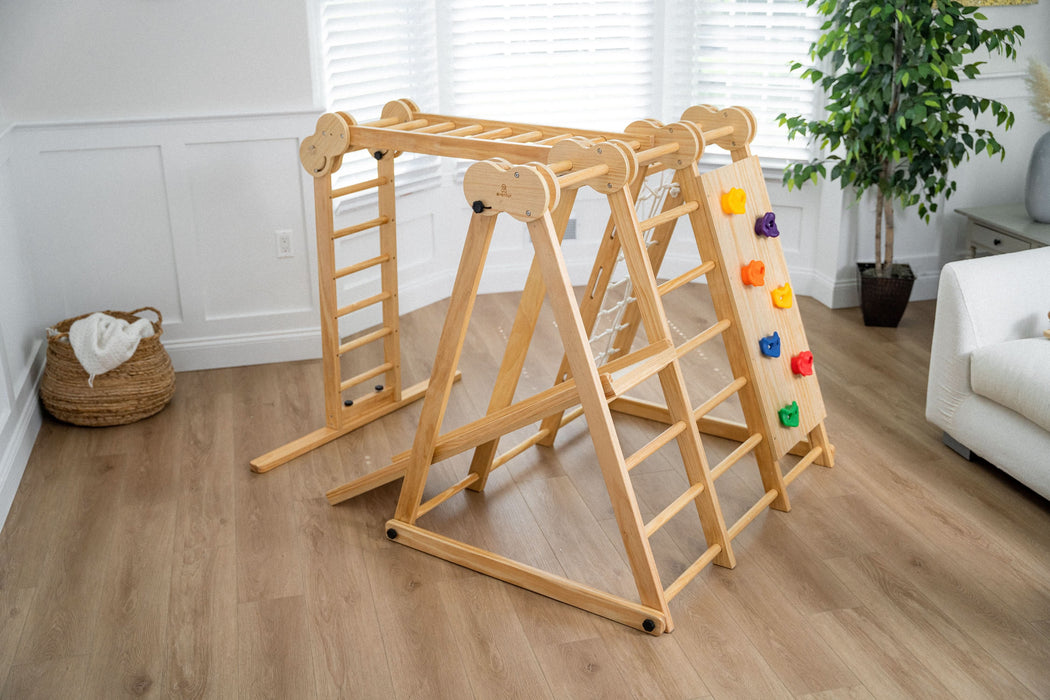 Avenlur Chestnut - 8-in-1 Jungle Gym for Toddlers AVNLR-WD-CLBR
