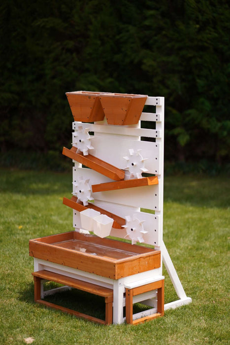 Avenlur Large Wooden Water Table – Multi-Level Sensory Play Station AVNLR-WD-WATERTBL-LG-SEA