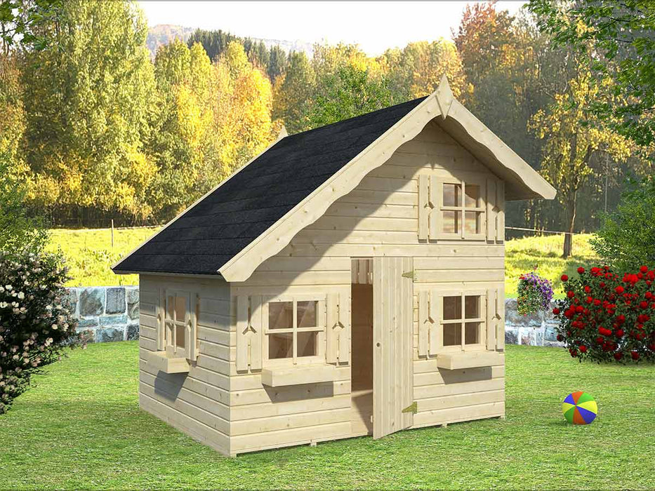 Whole Wood Playhouses DIY Playhouse Kit Little Clubhouse