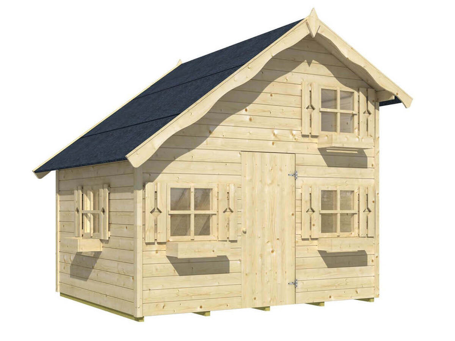 Whole Wood Playhouses DIY Playhouse Kit Little Clubhouse
