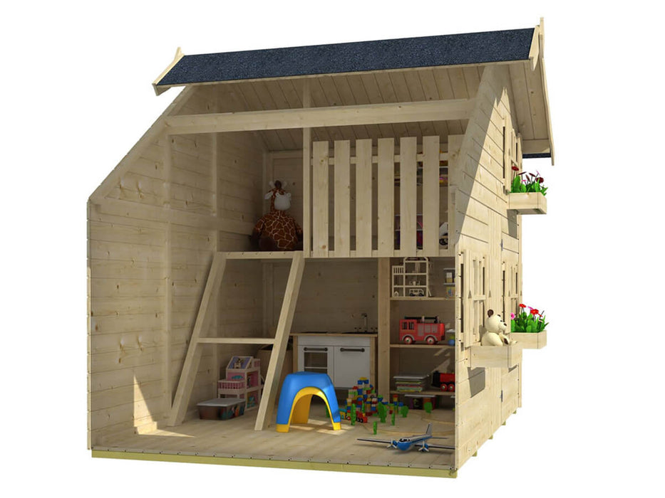 Whole Wood Playhouses DIY Playhouse Kit Little Clubhouse
