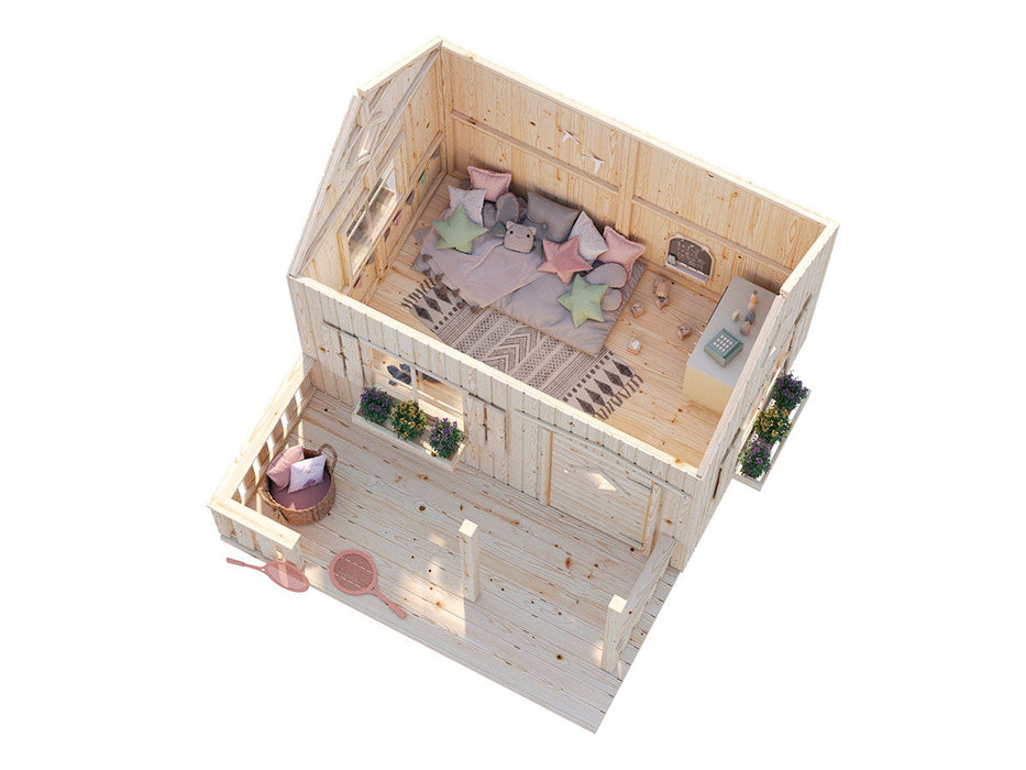 Whole Wood Playhouses DIY Playhouse Kit Little Cottage