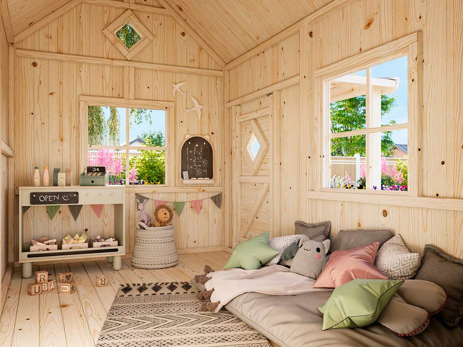 Whole Wood Playhouses DIY Playhouse Kit Little Cottage