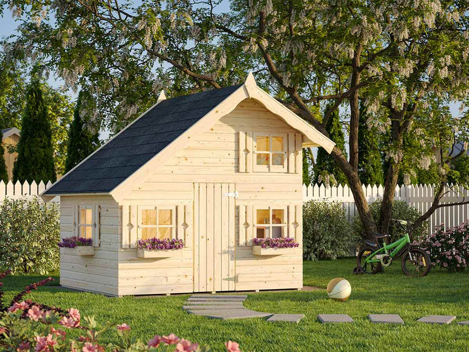 Whole Wood Playhouses DIY Playhouse Kit Little Clubhouse