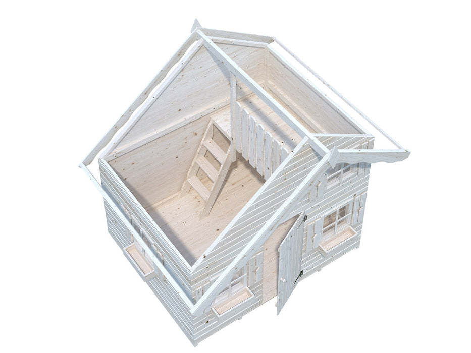 Whole Wood Playhouses DIY Playhouse Kit Little Clubhouse