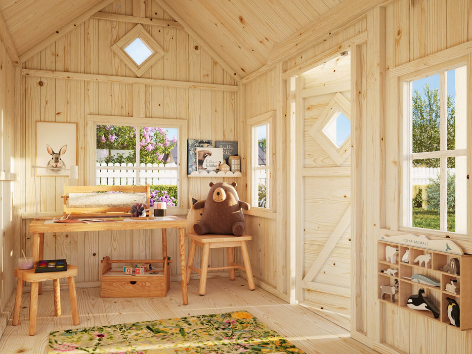 Whole Wood Playhouses DIY Playhouse Kit Little Residence