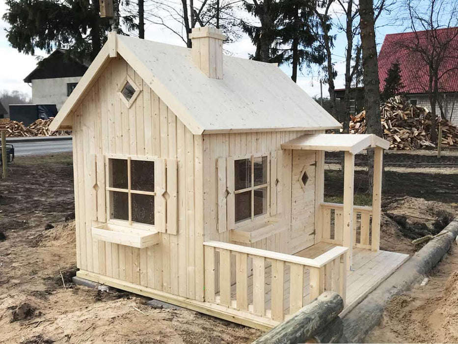 Whole Wood Playhouses DIY Playhouse Kit Little Cottage
