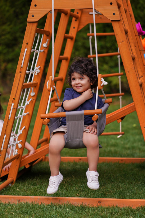 Avenlur Magnolia 7-in-1 Real Wood Playset | Indoor & Outdoor Climbing Gym for Kids AVNLR-WD-CLBR-LG-OUT-V2-NY