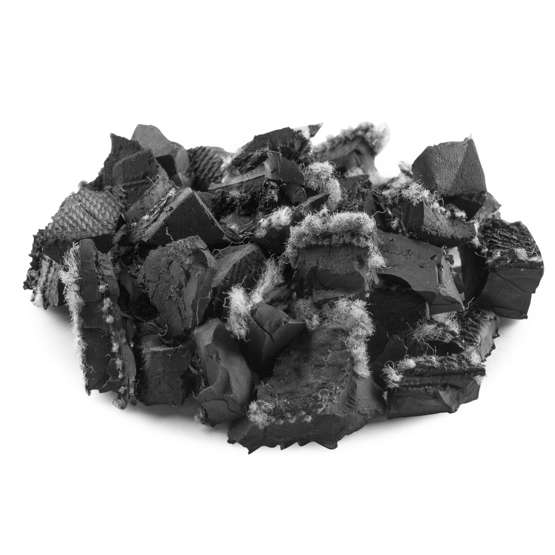 Rubber Mulch Playsafer Playground and Landscape Rubber Mulch | Unpainted Black BLK-UNPAINTED-MULCH