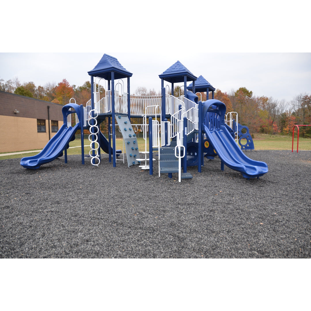 Rubber Mulch Playsafer Playground and Landscape Rubber Mulch | Unpainted Black BLK-UNPAINTED-MULCH