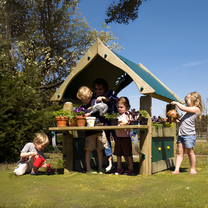BigToys Green Thumb Potting Shed Freestanding Nature & Gardening EC-023, MEC-023