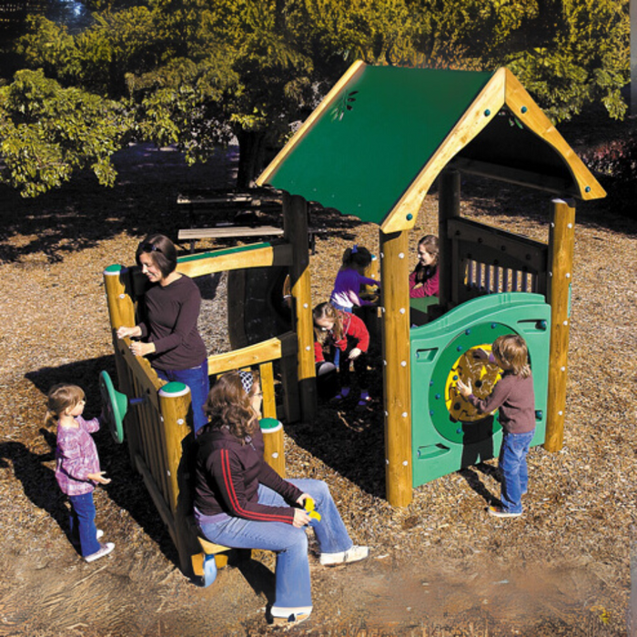 BigToys Activity Playhouse Freestanding Trike Path EC-648, MEC-648