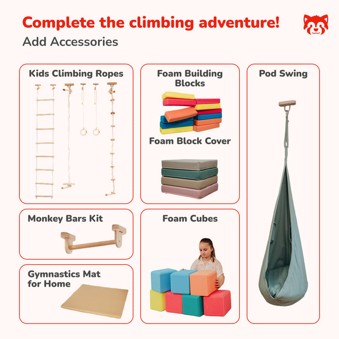 Wood and Hearts Indoor Climbing Wall