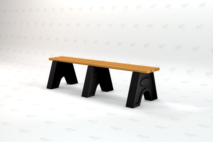 Frog Furnishings Recycled Plastic Sport Bench