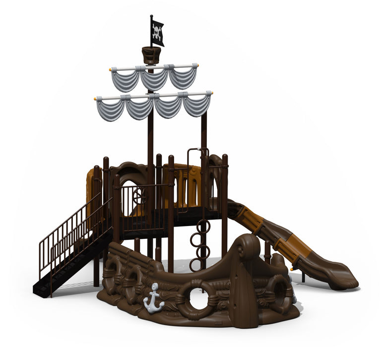 Custom Playground Equipment Fish Are Friends Playground Set CPP-204