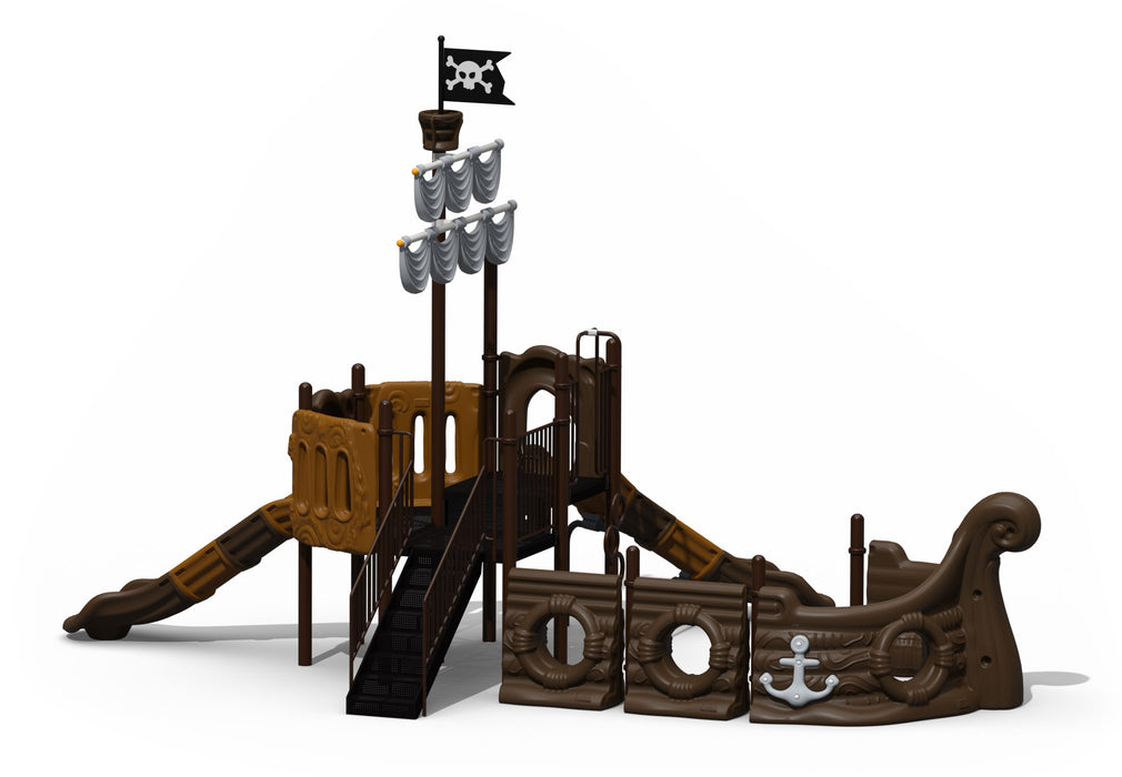 Custom Playground Equipment Fish Are Friends Playground Set CPP-204