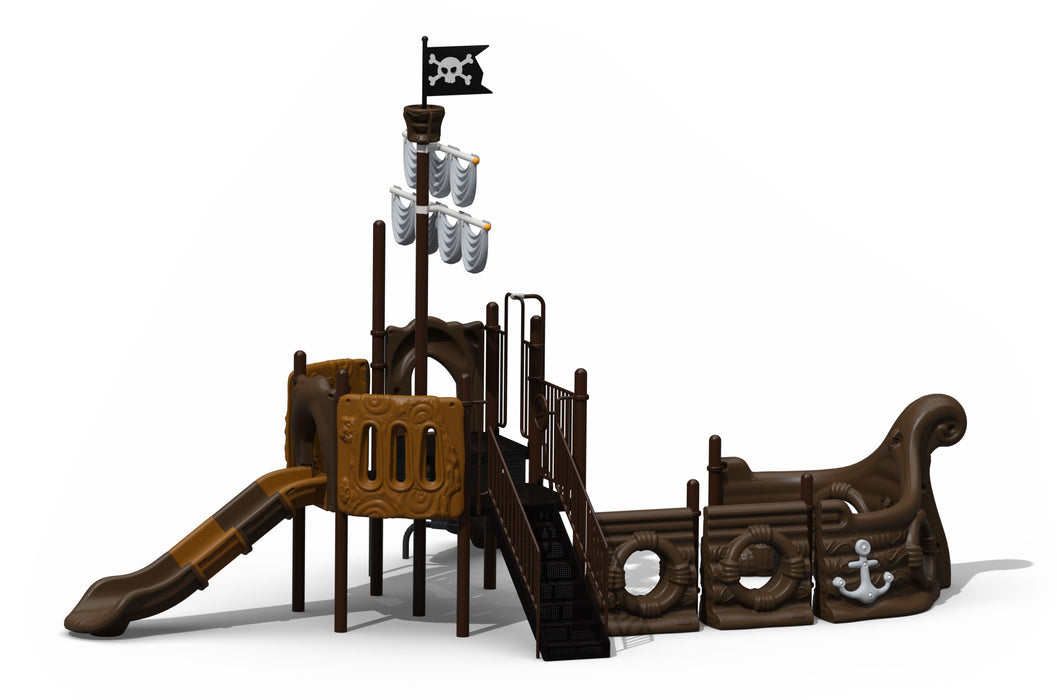 Custom Playground Equipment Fish Are Friends Playground Set CPP-204