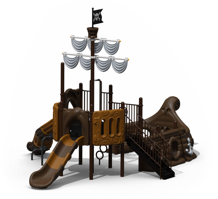 Custom Playground Equipment Fish Are Friends Playground Set CPP-204