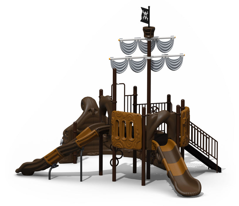 Custom Playground Equipment Fish Are Friends Playground Set CPP-204