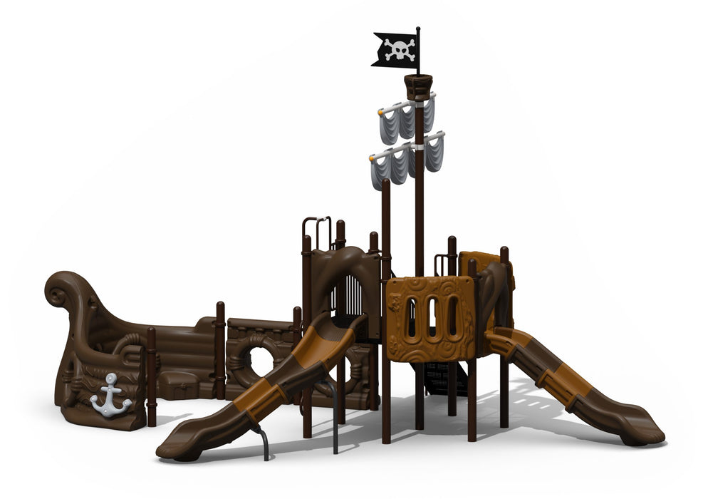 Custom Playground Equipment Fish Are Friends Playground Set CPP-204