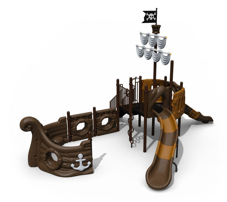 Custom Playground Equipment Fish Are Friends Playground Set CPP-204
