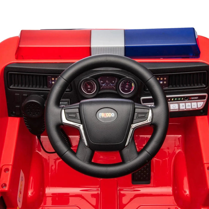 Freddo Toys 12V Freddo Fire Truck 1 Seater Ride on FR2868