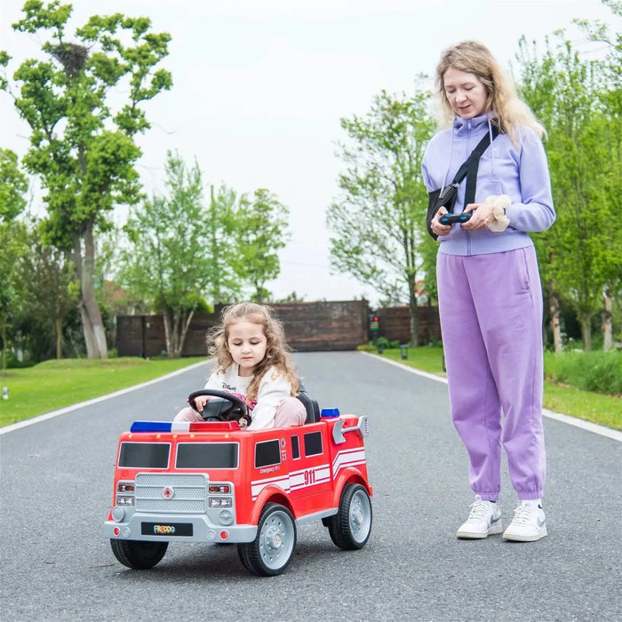 Freddo Toys 12V Freddo Fire Truck 1 Seater Ride on FR2868