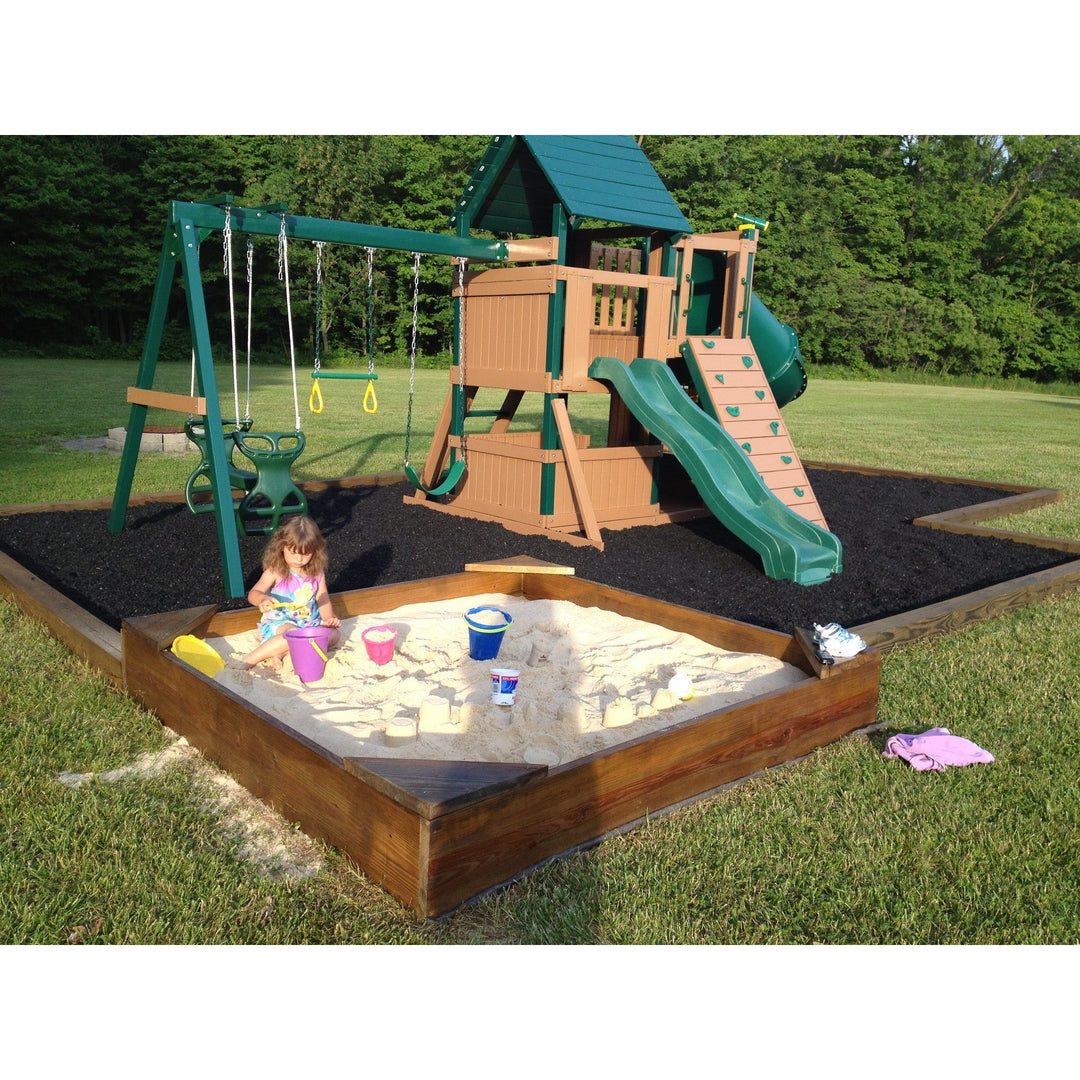 Rubber Mulch Playsafer Rubber Mulch | Painted Black BLK-PAINTED-MULCH