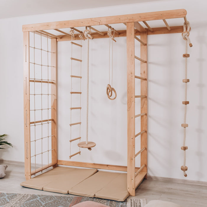 Wood and Hearts Indoor Monkey Bars